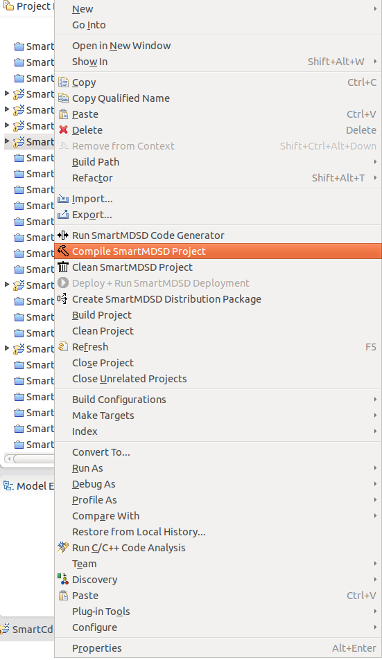Compile SmartSoft Component Project