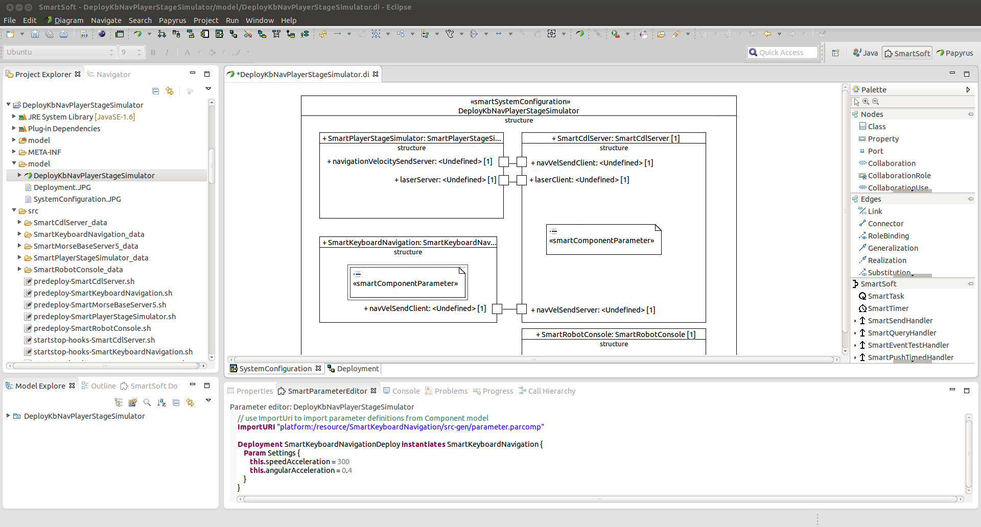 Configure component instance